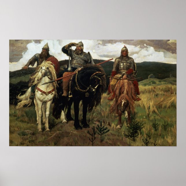 Warrior Knights, 1881-98 Poster (Front)