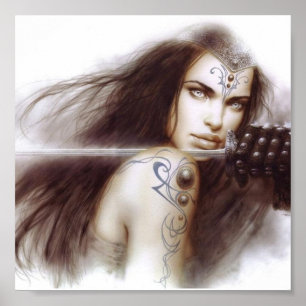 Warrior Lady Poster