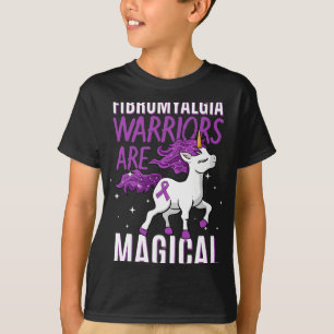 Warrior Magical Unicorn Awareness Ribbon T-Shirt
