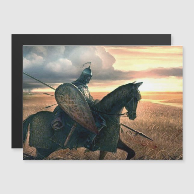 Warrior Magnetic Card (Front/Back)