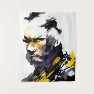 Warrior Man Wild Nature Free Spirit Art Painting Tapestry
