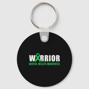 Warrior - Mental Health Awareness Month  Key Ring