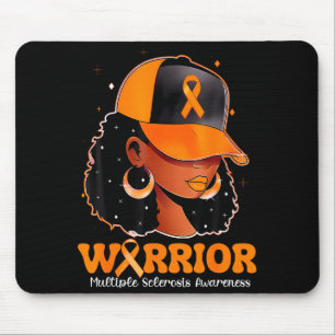 Warrior Multiple Sclerosis Awareness Black Woman _ Mouse Pad
