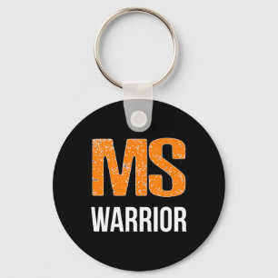Warrior Multiple Sclerosis Awareness Key Ring