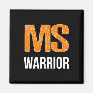 Warrior Multiple Sclerosis Awareness Magnet