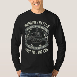 Warrior of Battle Tank T-Shirt