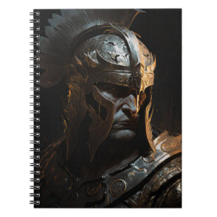 Warrior Portrait Fantasy Painting Wild Spirit Notebook