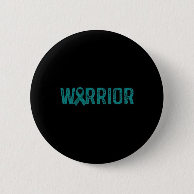 Warrior Post Traumatic Stress Disorder Awareness  6 Cm Round Badge (Front)