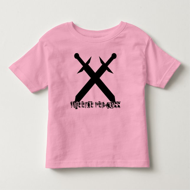 Warrior Princess Toddler T-Shirt (Front)