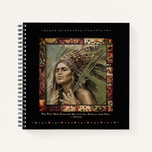 Warrior Quote Native American Indian Black Journal