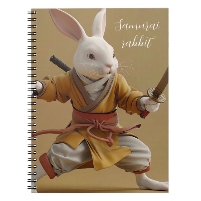 Warrior Rabbit Notebook (Front)