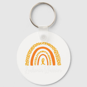 Warrior Rainbow Orange Key Ring
