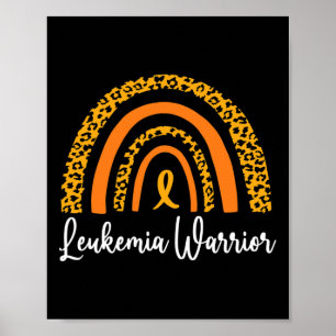 Warrior Rainbow Orange Poster