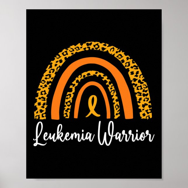 Warrior Rainbow Orange  Poster (Front)