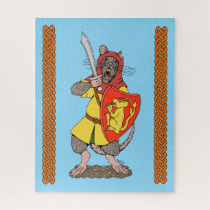 Warrior Rat with Falchion Jigsaw Puzzle