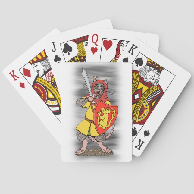 Warrior Rat with Falchion Playing Cards (Back)