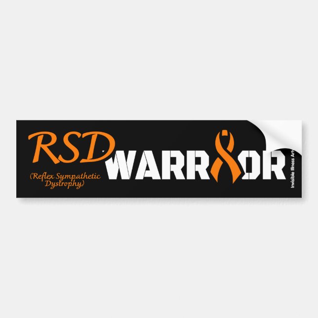 WARRIOR...RSD BUMPER STICKER (Front)