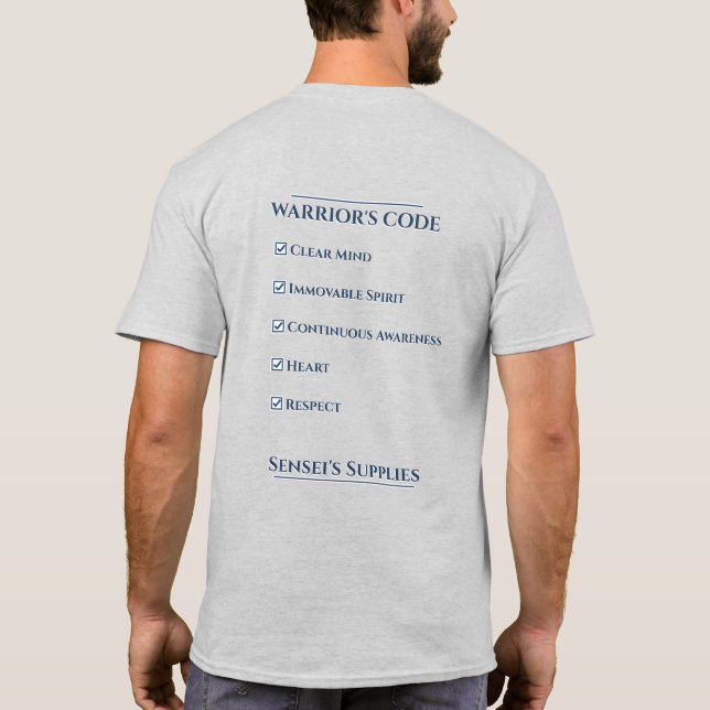Warrior’s Code T-Shirt (Back)