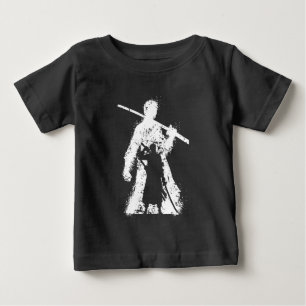 Warrior Silhouette with Sword Art Baby T-Shirt