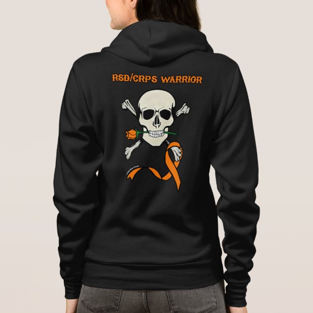Warrior/Skull...RSD/CRPS Hoodie (Back)