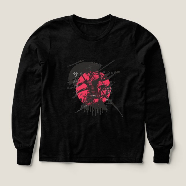 Warrior Spirit Samurai T-Shirt (Design Front)