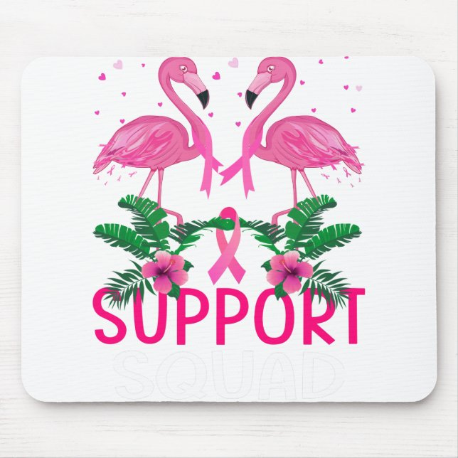 Warrior Support Squad Breast Cancer Awareness Mouse Pad (Front)