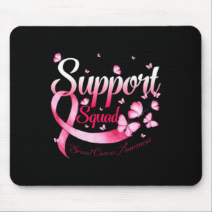 Warrior Support Squad Butterfly Breast Cancer Awar Mouse Pad