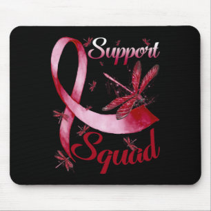 Warrior Support Squad Dragonfly Brain Aneurysm Awa Mouse Pad