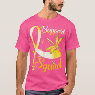 Warrior Support Squad Dragonfly Childhood Cancer A T-Shirt