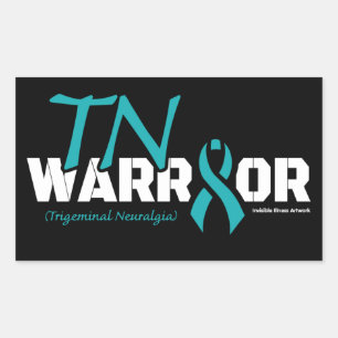 WARRIOR...TN RECTANGULAR STICKER