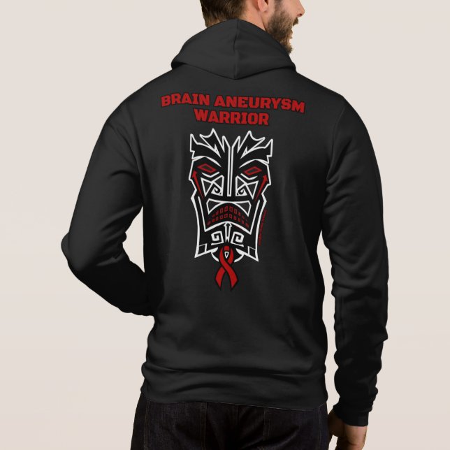 Warrior/Tribal...Brain Aneurysm Hoodie (Back)