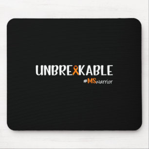 Warrior Unbrakeable Multiple Sclerosis Awareness Mouse Pad