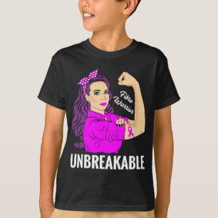 Warrior Unbreakable Fibromyalgia Awareness Tee 
