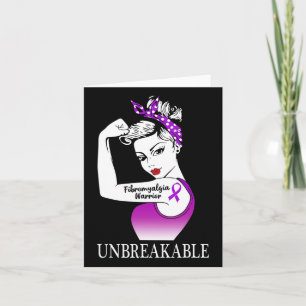 Warrior Unbreakable Strong Women Card