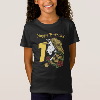 Warrior Unicorn 1st birthday T-Shirt