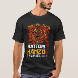 Warrior Warrior Okinawa Japan Tori Hanzo Sword And T-Shirt