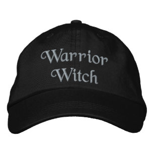 Warrior Witch Quote Purple Black Personal  Embroidered Hat