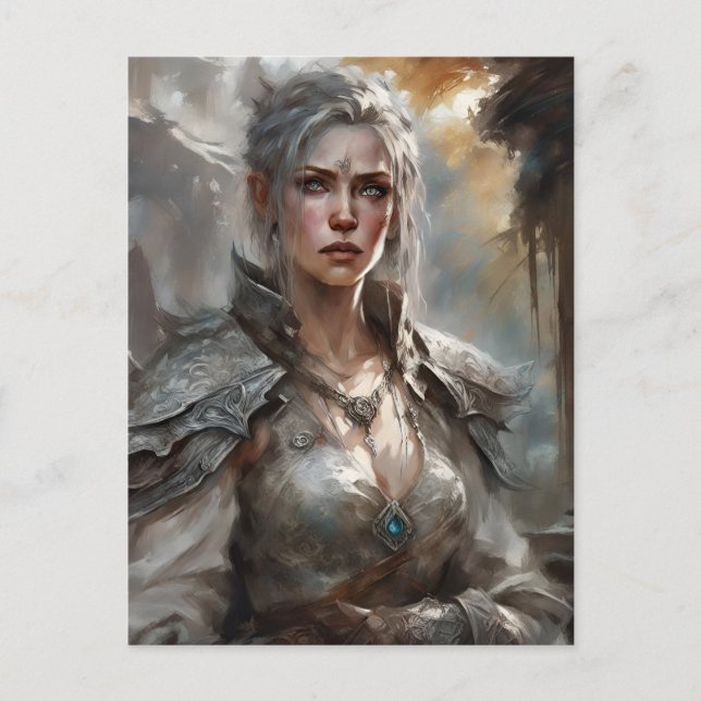 Warrior Woman Postcard (Front)