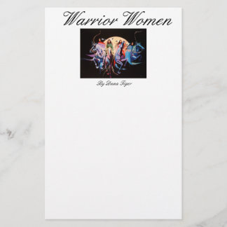 Warrior Women stationary Stationery