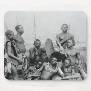 Warriors, Belgian Congo, 1894 Mouse Pad