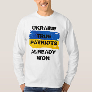 Warriors Blue and  Yellow Ukraine Flag   T-Shirt