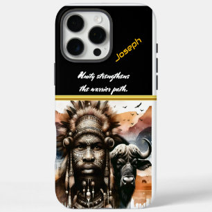 Warrior's bond with nature's magic iPhone 16 pro max case