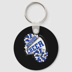 Warriors Cheer Back To School Cheerleading Spirit Key Ring