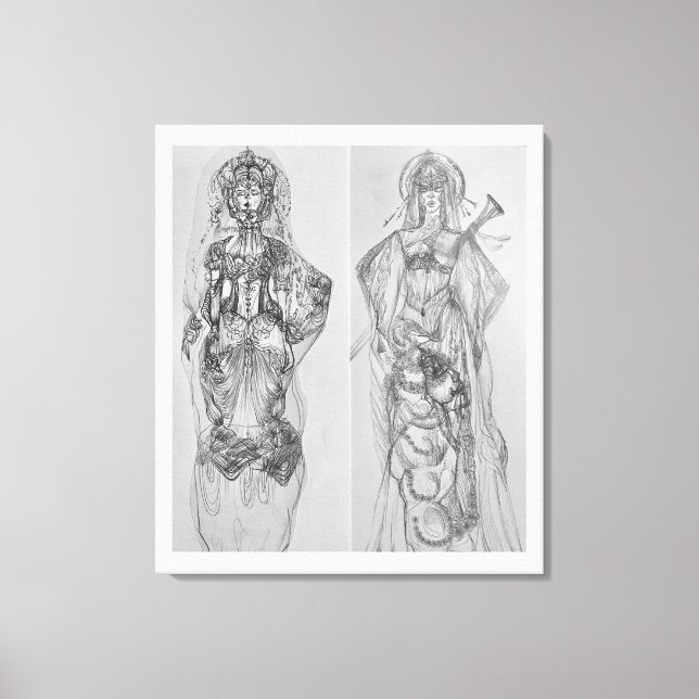 Warriors hand drawn illustration wall art (Front)