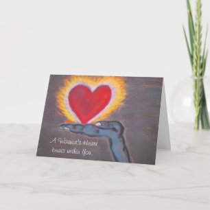 Warrior's Heart greeting card