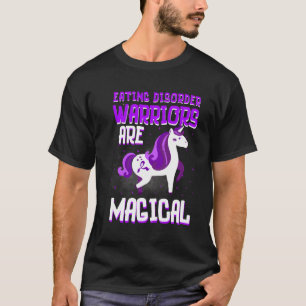 Warriors Magical Eating Disorder Awareness Unicorn T-Shirt