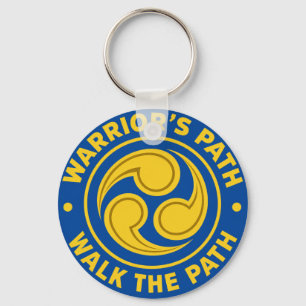 Warriors Path Walk the Path— Step by Step Keychain