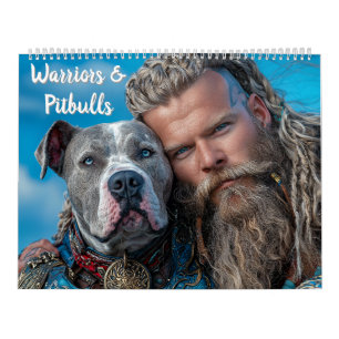 Warriors & Pitbull Dog Heroes Calendar