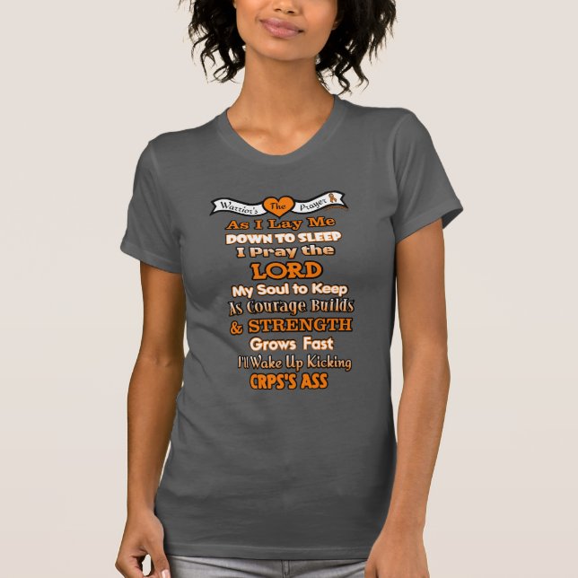 Warrior's Prayer...CRPS T-Shirt (Front)