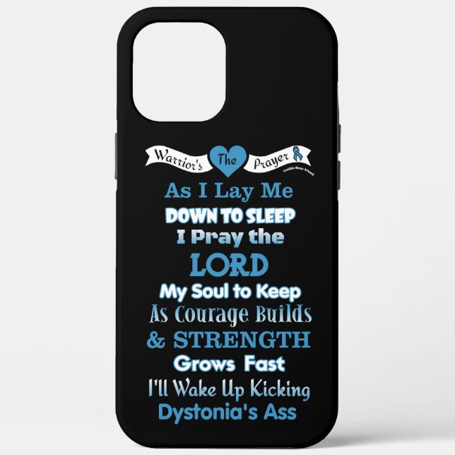 Warrior's Prayer...Dystonia Case-Mate iPhone Case (Back)